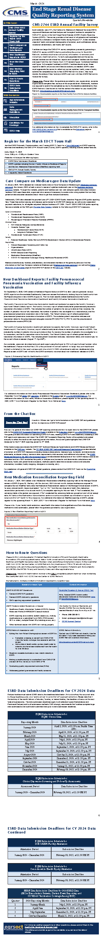 March 2024 Newsletter running image of the PDF newsletter. Links to the full PDF download.